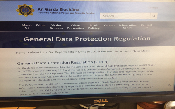 General Data Protection Regulation (GDPR)