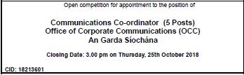 Communications Co-ordinators