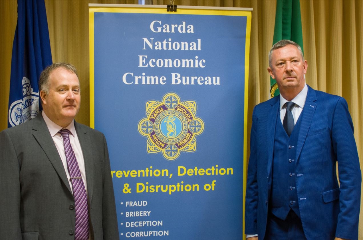 Det Chief Super Pat Lordan and Det Super Michael Cryan dangers of Investment Fraud