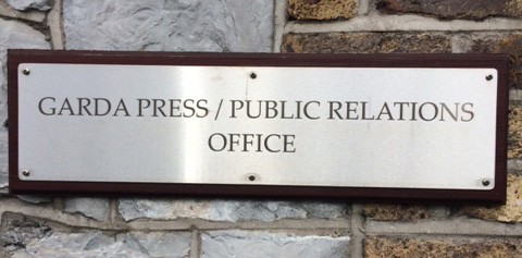Press office plaque