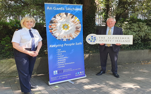 AC Hilman and Pat Mc Loughlin, CEO of Alzheimer Society of Ireland