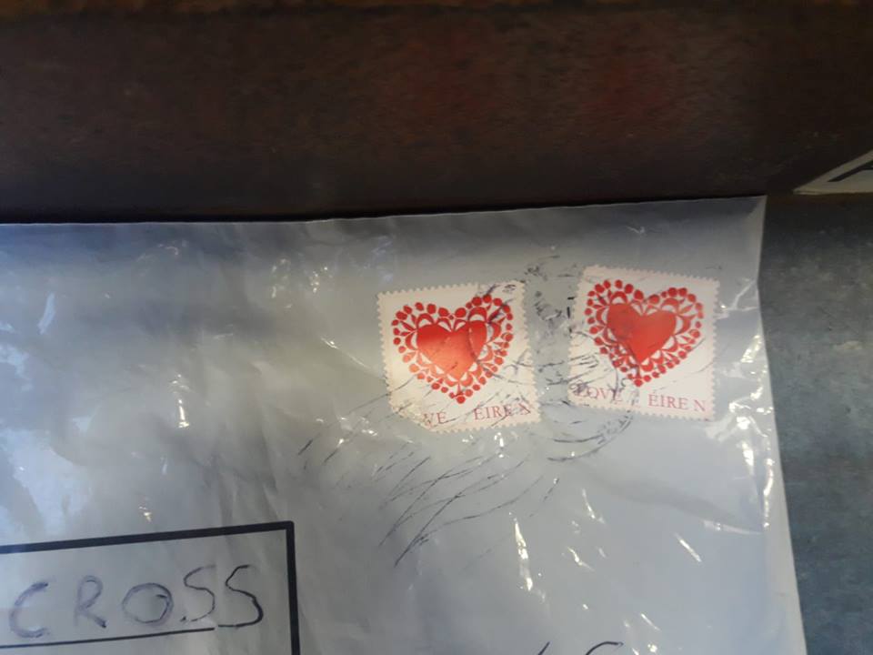 Suspect package stamps