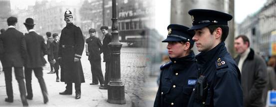 Image of Irish policing past and present