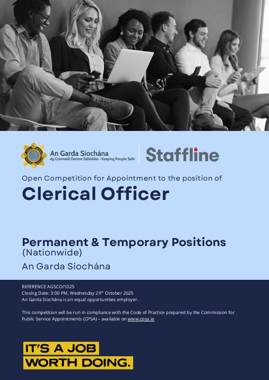 An_Garda_Siochana_Clerical_Officer_ss