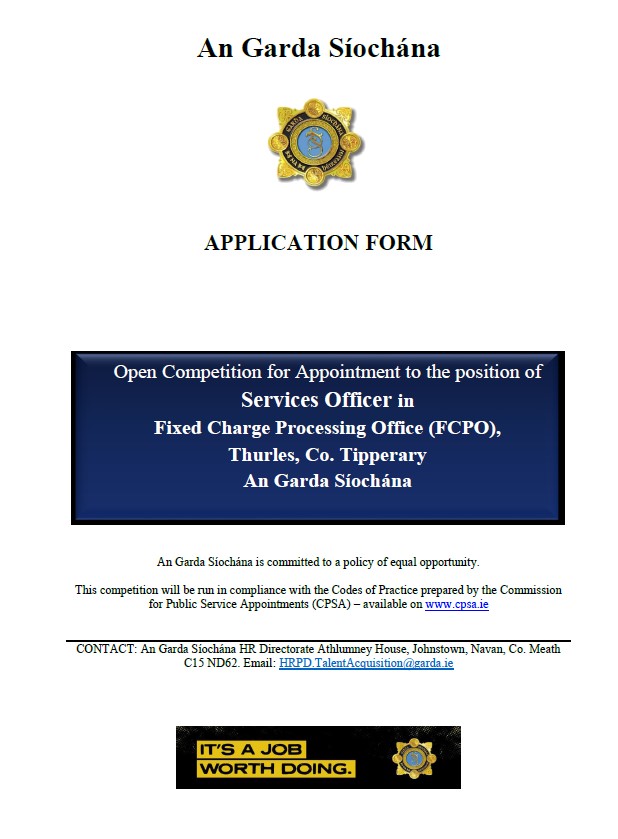 Career Opportunities for Garda Staff Garda